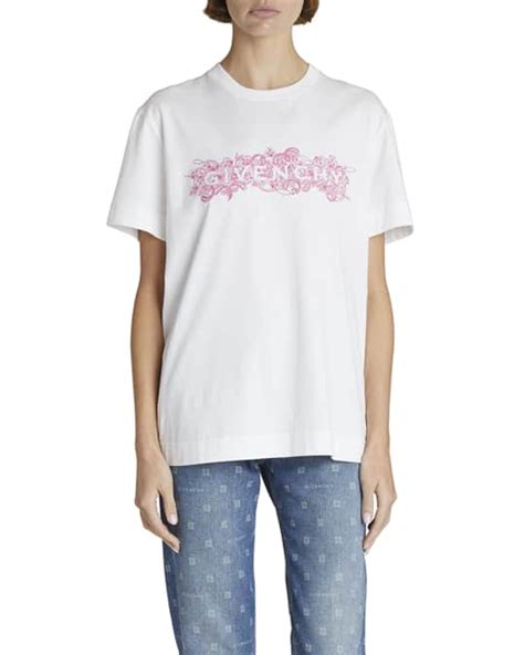 Givenchy Paisley Logo Print T